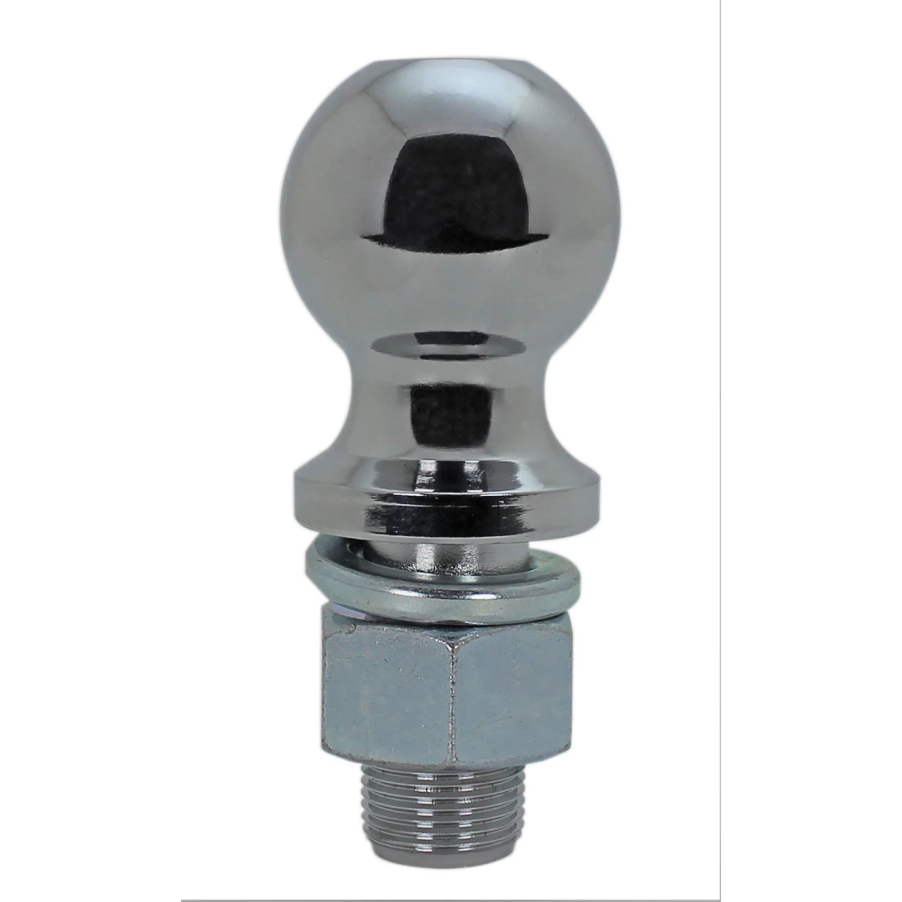Quick Products QP-HB3010B 2" Chrome Hitch Ball - 1" Diameter x 2" Long Shank - 6,000 lbs. - QP-HB3010B