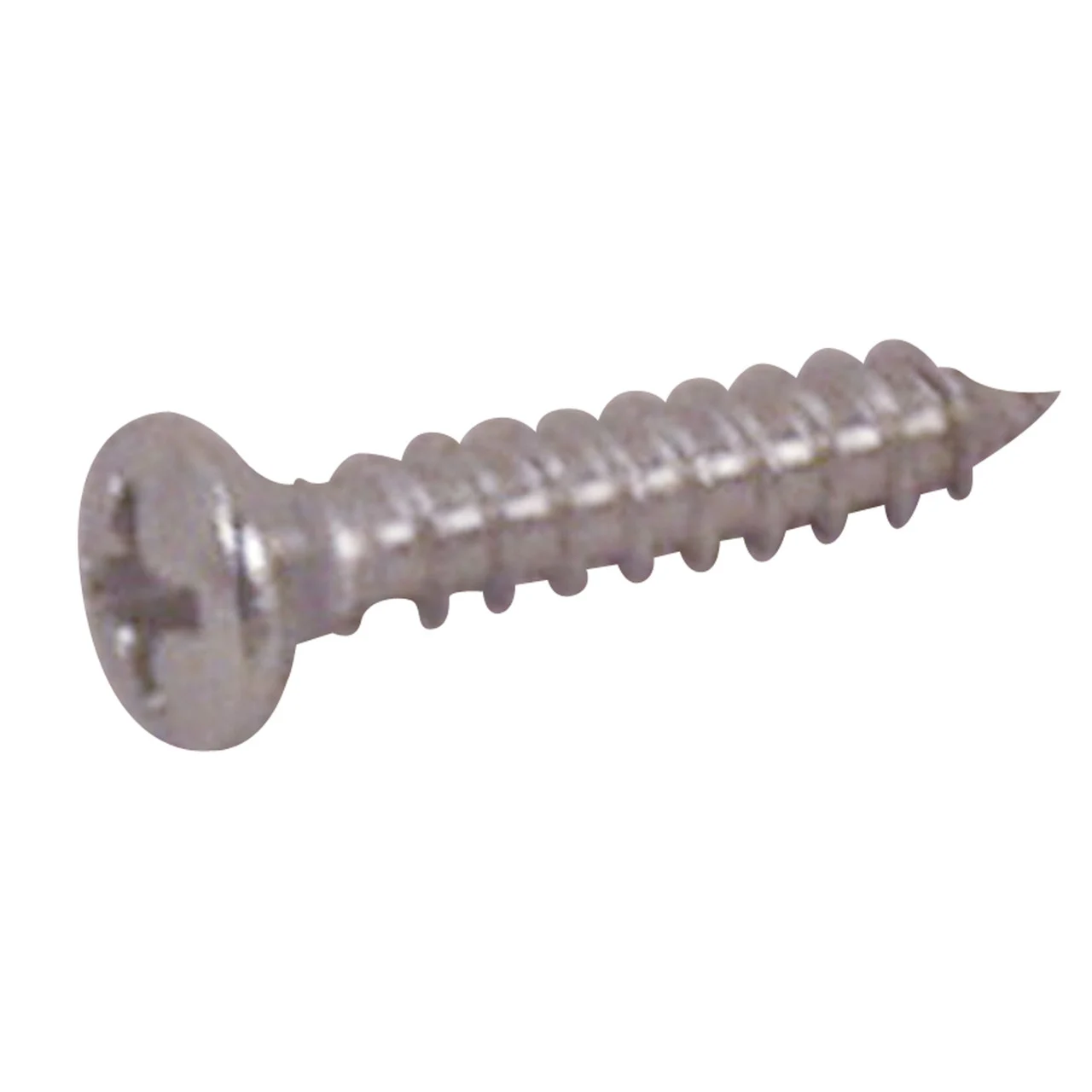 Handi-Man Marine B-646 Phillips Oval Head Self-Tapping Stainless Steel Screws Bulk, 100 Per Box - #14 x 1" - B-646
