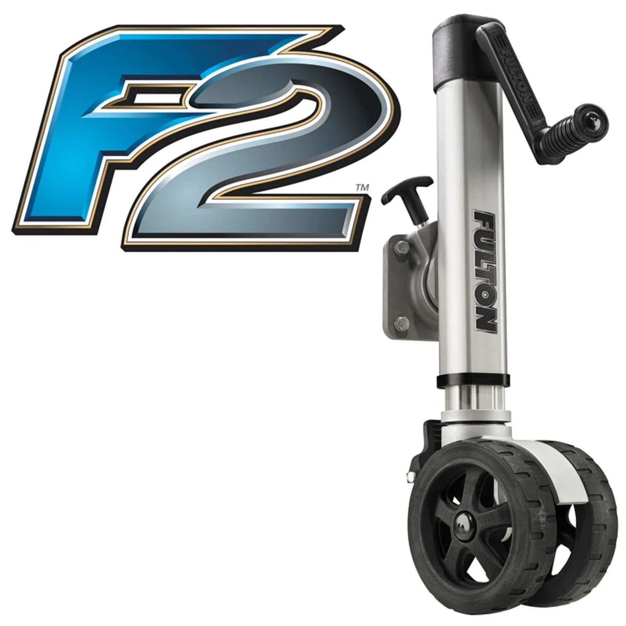 Fulton 1413020134 F2 Twin Track Trailer Jack - 1600 lbs. - 1413020134