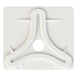 King Jack/Omni Antenna Mounting Plate - White