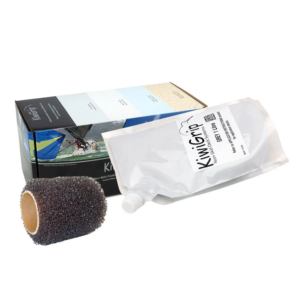 KiwiGrip 1 Liter Pouch - Grey w/4" Roller – Marine Boat Replacement Part