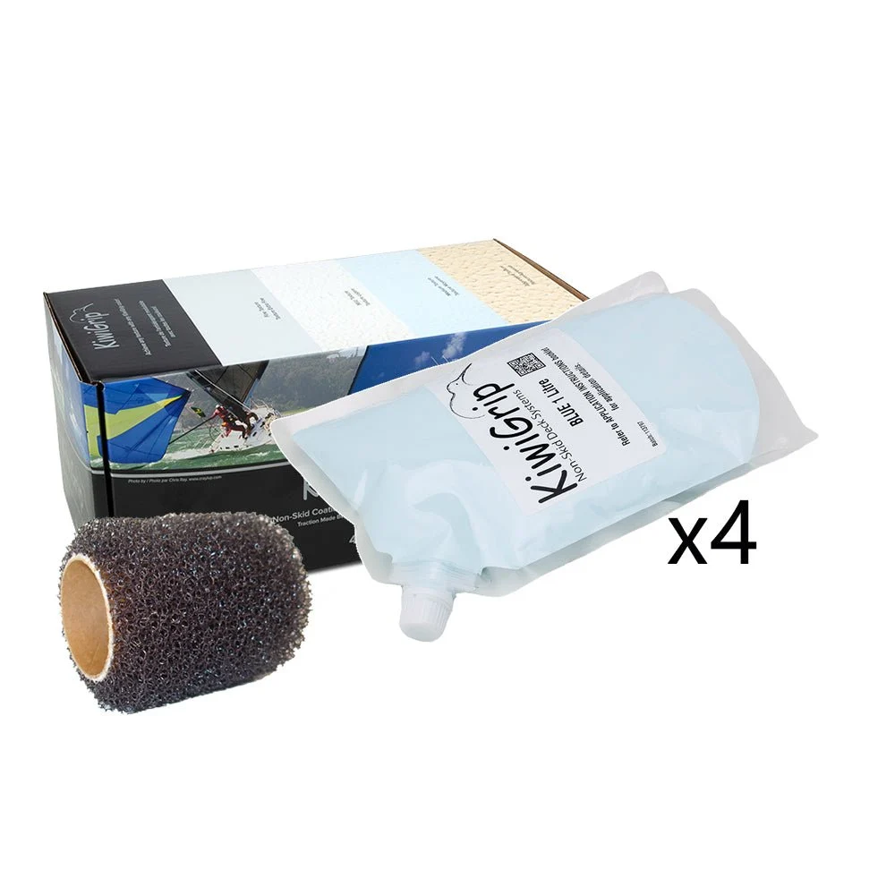 KiwiGrip 4 - 1 Liter Pouches - Blue w/4" Roller – Marine Boat Replacement Part
