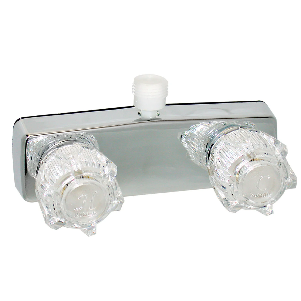 Phoenix Faucets by Valterra PF213350 Two-Handle 4" Shower Valve with Vacuum Breaker - Plastic, Chrome - PF213350