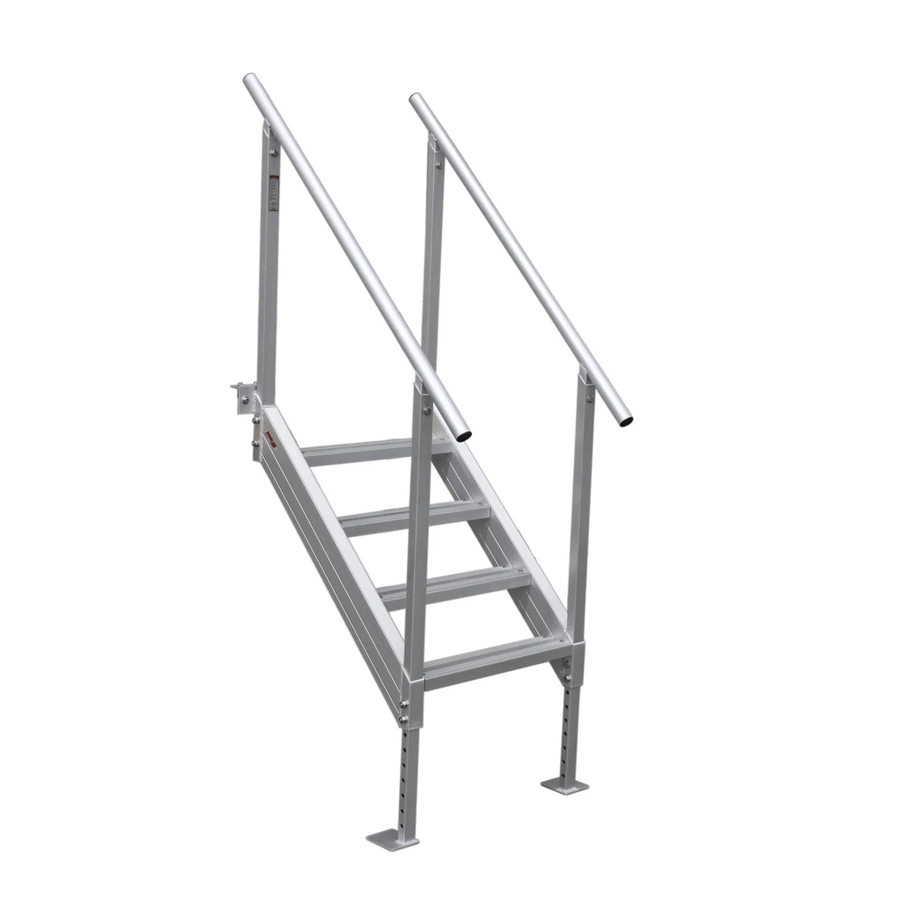 Extreme Max 3005.3843 Universal Mount Aluminum Dock Stair - 4-Step - 3005.3843