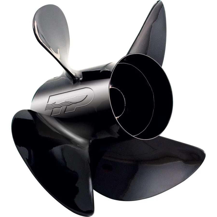 Turning Point Propellers 21432130 Hustler 4-Blade Propellers for 40-150hp Engines with 4.25" GC - 13" x 21", RH LE1/LE2-1321-4 - 21432130