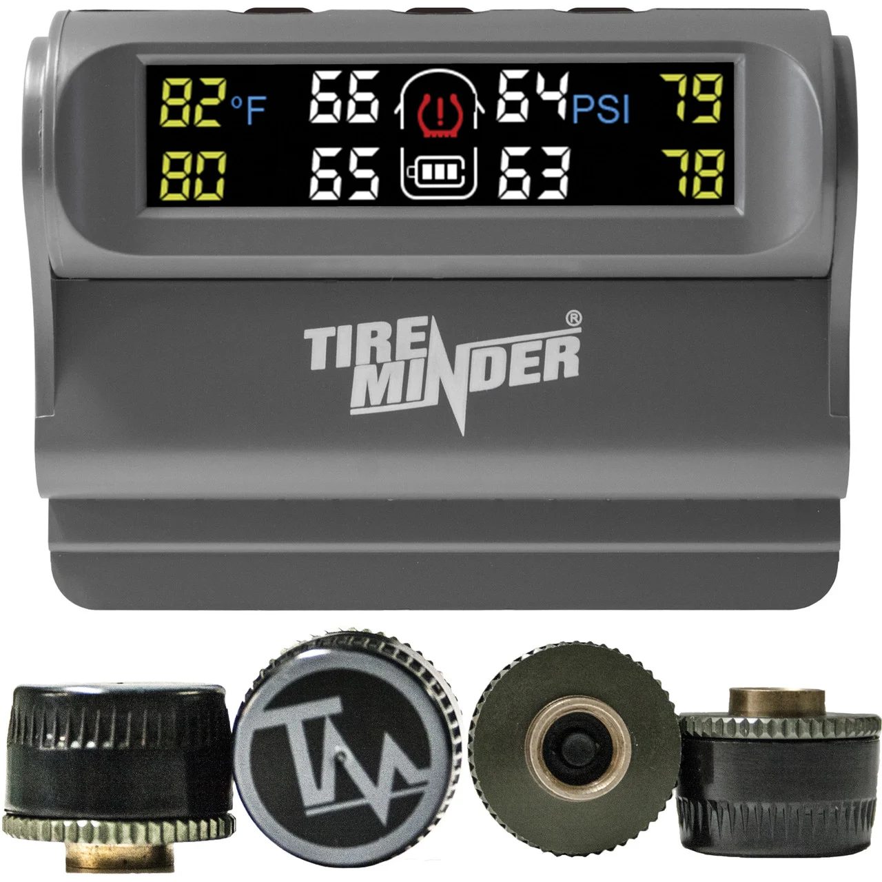 Minder TPMS-TRL-2 Solar-Powered Tire Monitor with 2 Transmitters - TM22138
