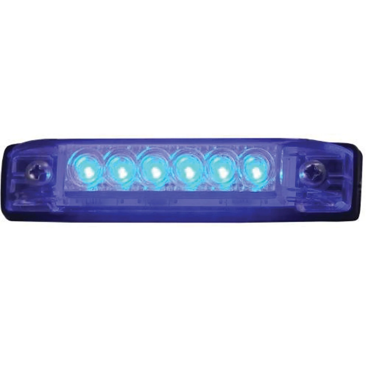 T-H Marine LED-51806-DP LED Slim Line Utility Strip Lights, 6" - Blue - LED-51806-DP