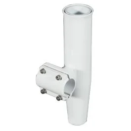 Lee'S Clamp-On Rod Holder - White Aluminum - Horizontal Mount - Fits 1.660" O.D. Pipe