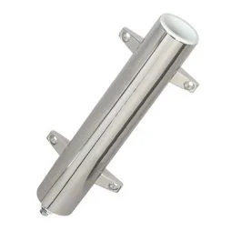 Lee'S Stainless Steel Heavy Duty Bulkhead Mount W/ Swivel Base - Extra Long 2.25" Od X 14.5" Tube