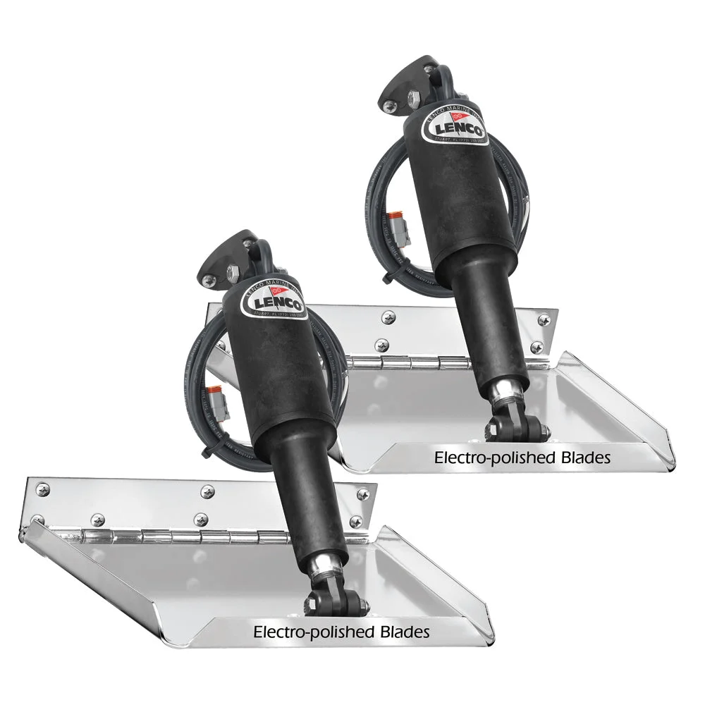Lenco Marine 18" x 14" Standard Performance Trim Tab Kit w/o Switch Kit 12V