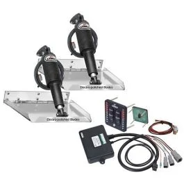 Lenco 12" X 12" Standard Performance Trim Tab Kit W/Led Indicator Switch Kit 12v