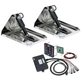Lenco 16" X 12" Heavy Duty Performance Trim Tab Kit W/Led Indicator Switch Kit 12v