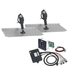 Lenco 12" X 18" Standard Trim Tab Kit W/Standard Tactile Switch Kit 12v
