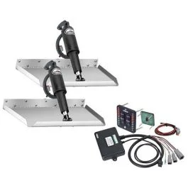 Lenco 12" X 18" Edgemount Trim Tab Kit W/Led Indicator Switch Kit 12v