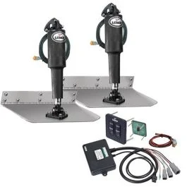 Lenco 9" X 12" Standard Trim Tab Kit W/Standard Integrated Switch Kit 12v