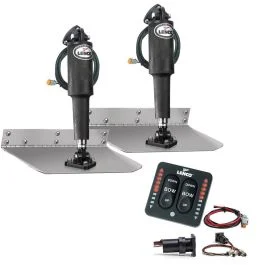 Lenco 9" X 9" Standard Trim Tab Kit W/Led Indicator Switch Kit 12v