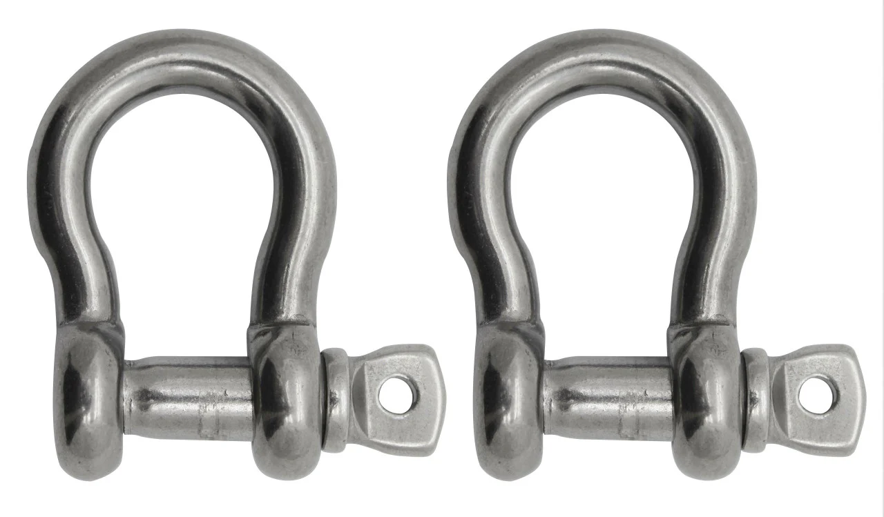 Extreme Max 3006.8336.2 BoatTector Stainless Steel Anchor Shackle - 1", 2-Pack - 3006.8336.2