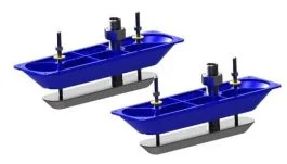 Navico Structurescanhd Sonar Stainless Steel Thru-Hull Transducer (Pair) W/Y-Cable
