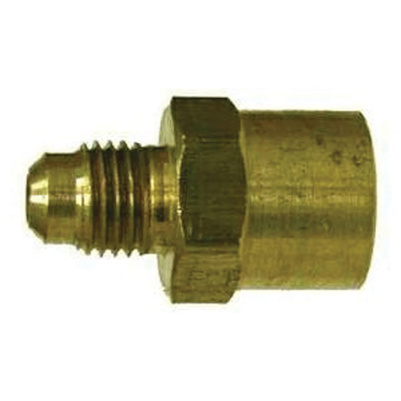 Midland Metal 10-241 SAE 45 Degree Female Adapter Male Flare x Female NPTF - 1/2 in. x 1/2 in., Each - 10-241