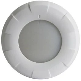 Lumitec Aurora Led Dome Light - White Finish - White/Blue Dimming