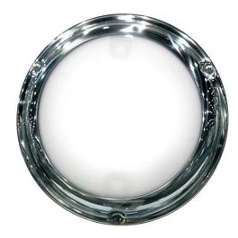 Lumitec Touchdome - Dome Light - Polished Ss Finish - 2-Color White/Blue Dimming