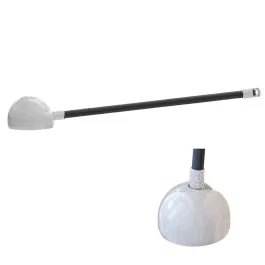 Lumitec Contour Anchor Light - 39" - Black Shaft White Base