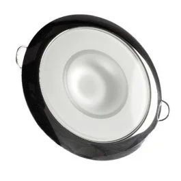 Lumitec Mirage - Flush Mount Down Light - Glass Finish/Polished Ss Bezel - White Non-Dimming