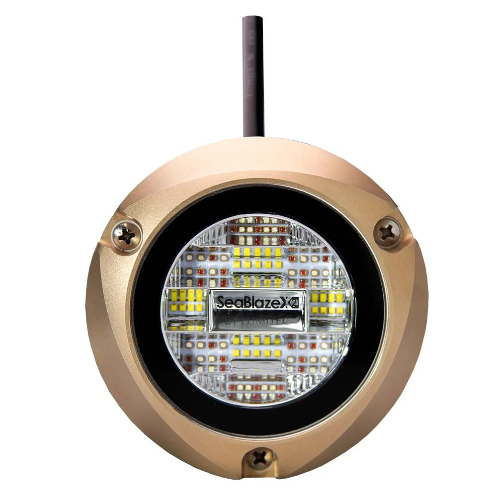Lumitec Zambezi X2 Surface Mount Underwater Light - White & Blue – Marine Boat Replacement Part
