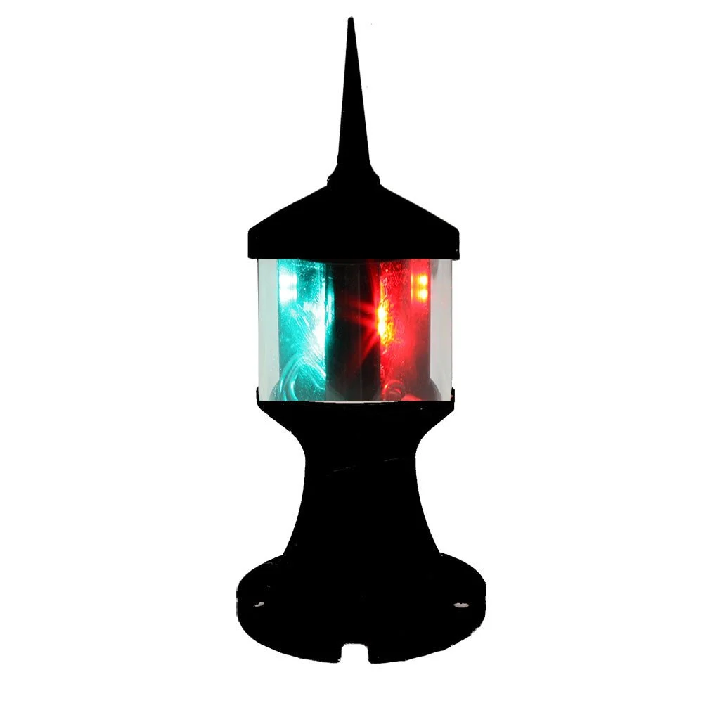 Lunasea Lighting Lunasea Tri-Color/Anchor Zero Emission Light Fixture - 12V - Black – Marine Boat Replacement Part
