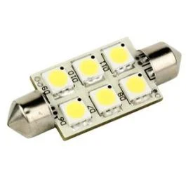 Lunasea Single-Sided 6 Led Festoon - 10-30vdc/1.5w/97 Lumens - Warm White