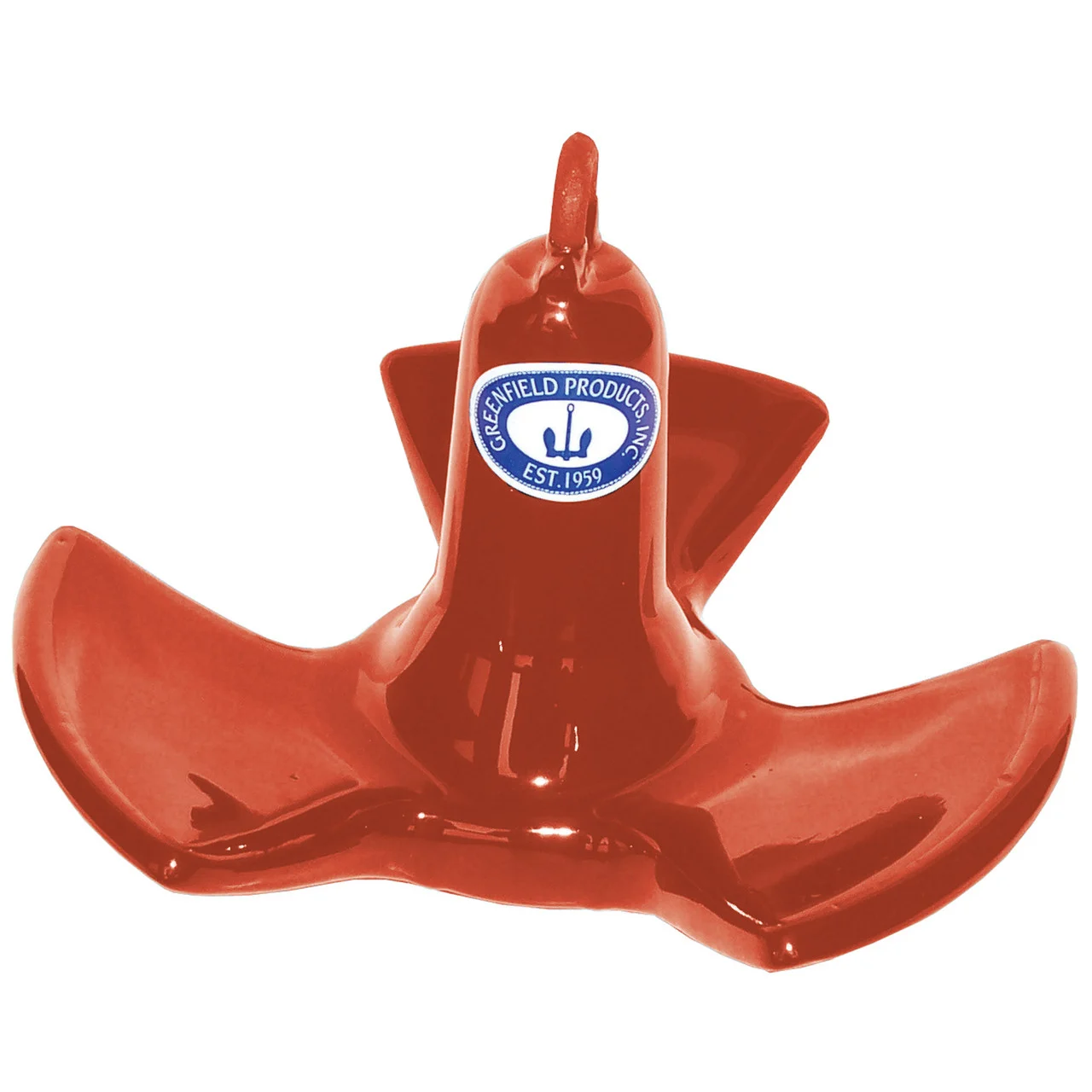 Greenfield 530-RD Vinyl Coated River Anchor - Red, 30 lb. - 530-RD