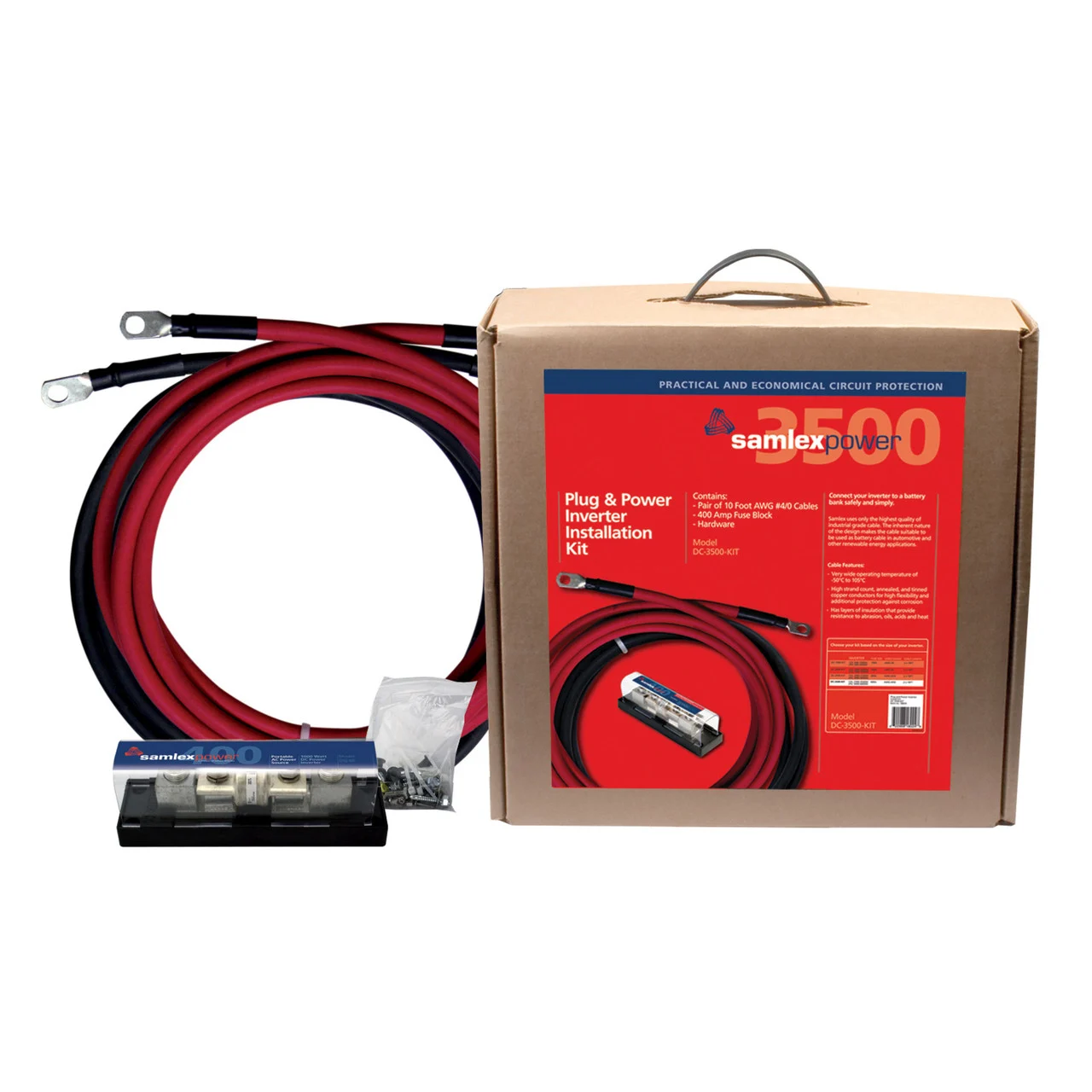 Samlex DC-3500-KIT Inverter Installation Kit - 350 Amp - DC-3500-KIT