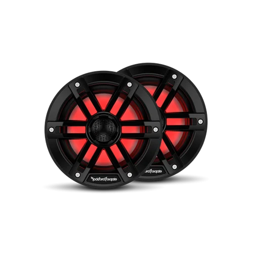 M1 6†Color Optix Marine 2-Way Speakers (pr) Black M1-6B