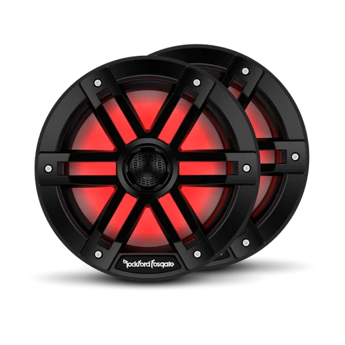 M1 8†Color Optix Marine 2-Way Speakers (pr) Black M1-8B