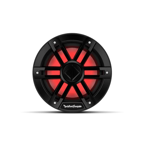 Rockford Fosgate M1 8" DVC 2 Ohm Color Optix Marine Subwoofer Black M1D2-8B