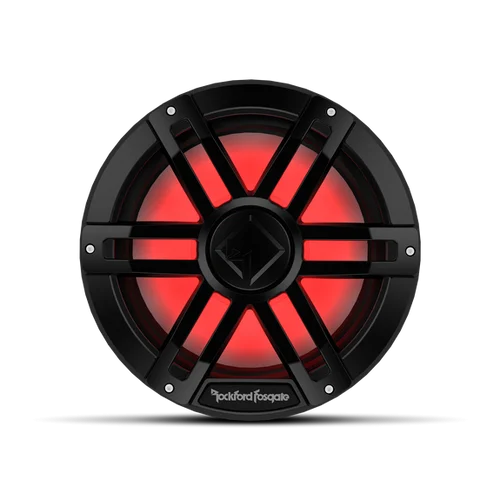 Rockford Fosgate M1 12" DVC 4 Ohm Color Optix Marine Subwoofer Black M1D4-12B