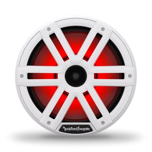 M2 10" Color Optix 2-Way Horn Loaded Speaker (pr) White/Stainless M2-10H