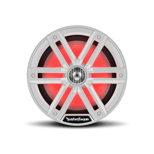 M2 8†Color Optix Marine 2-Way Speakers (pr) White/Stainless M2-8