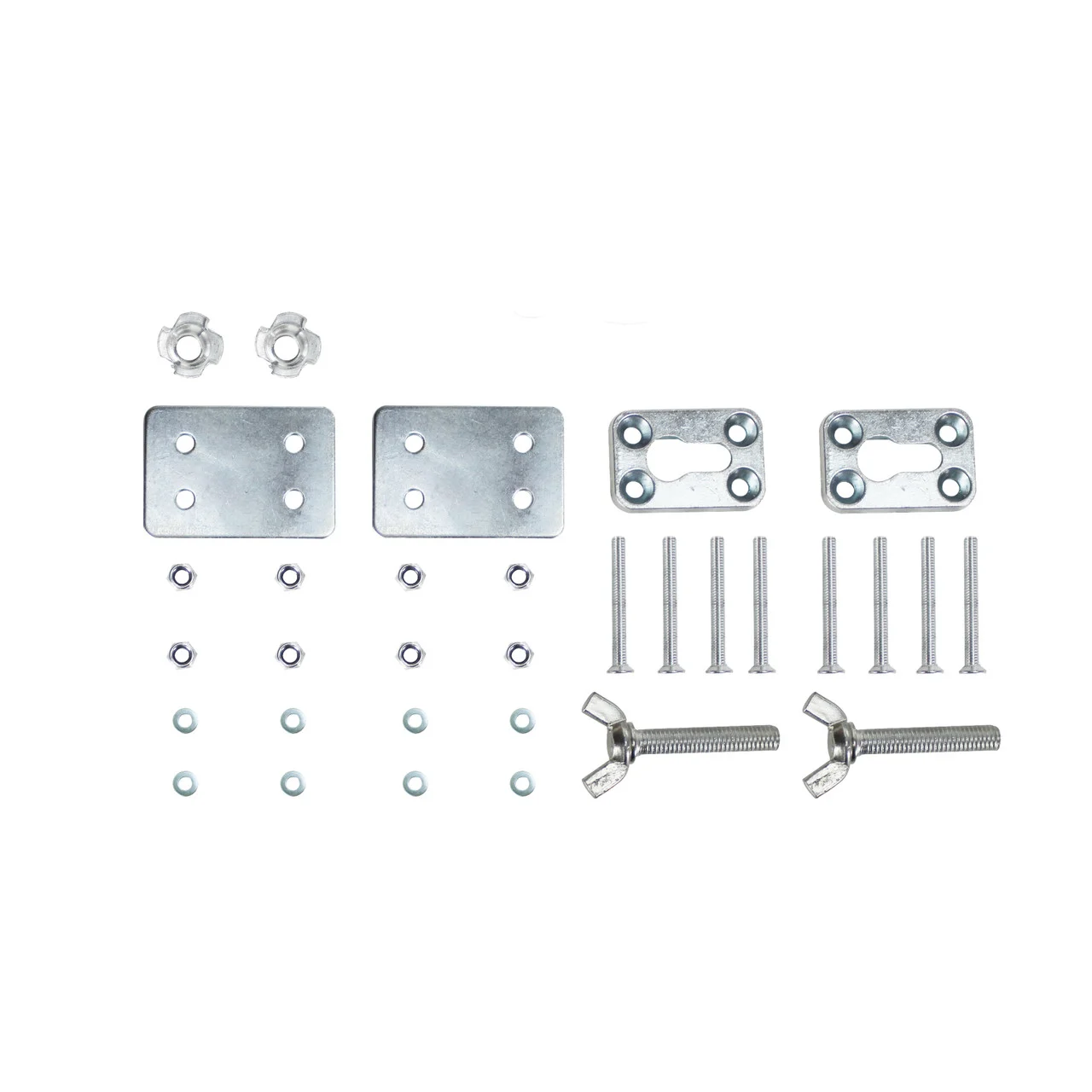 Extreme Max 5001.5778 Removable Hardware Kit for Deluxe Chrome Motorcycle Wheel Chock - 5001.5778