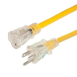 Marinco 14/3 Lighted Extension Cord - Non-Locking - 15a - 50'