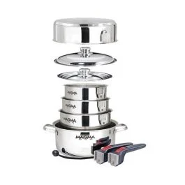 Magma 10 Piece Induction Cookware Set - Stainless Steel