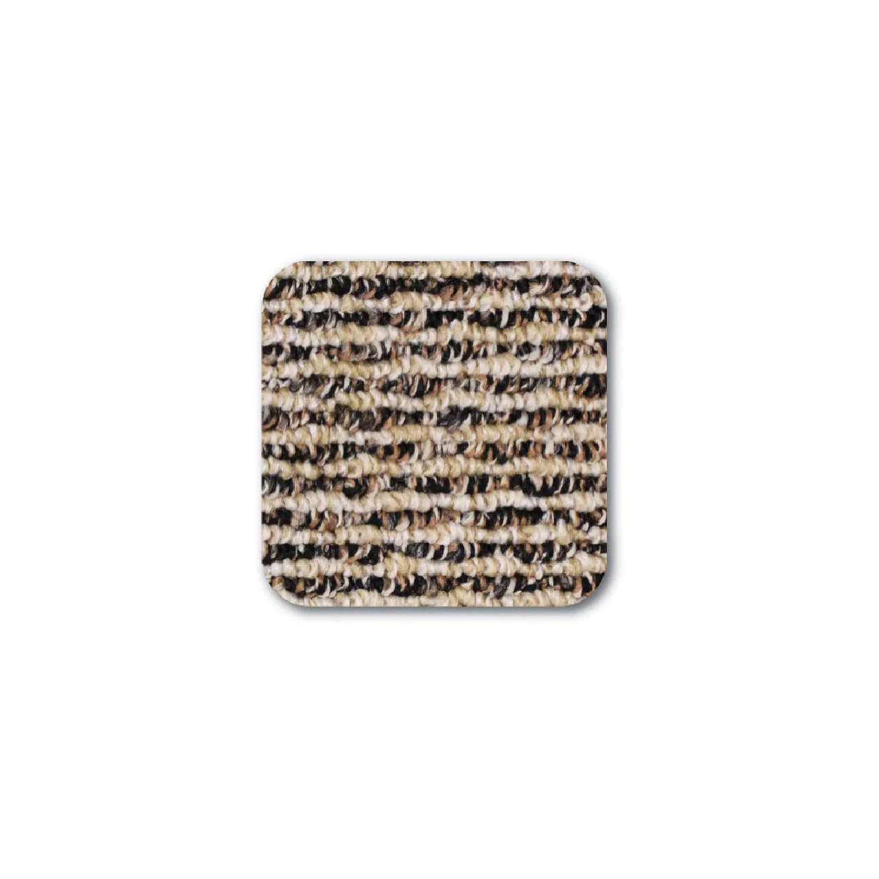 Prest-O-Fit 5-0093 Decorian Step Huggers RV Landing Step Rug - 6" x 23.5", Peppercorn - 5-0093
