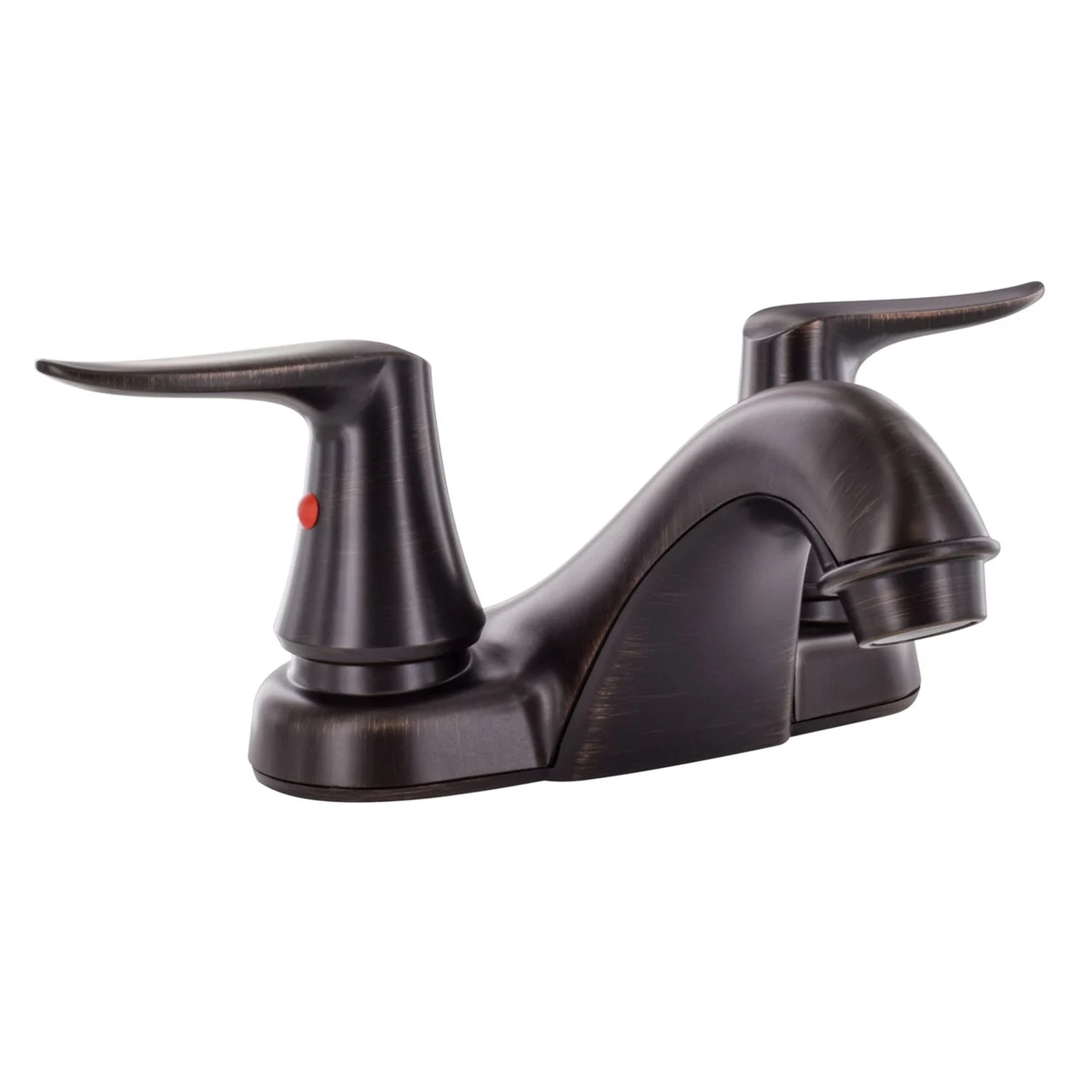 Faucet 4" Deck Lav Rubbed Bronze 2-Lever Handle - PF222506