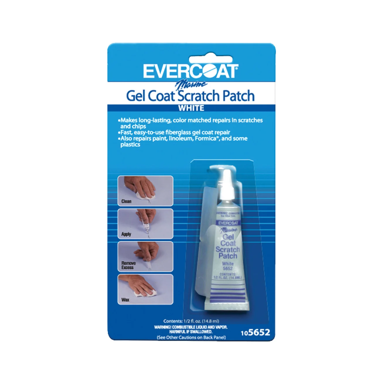 Evercoat 105653 Gel Coat Scratch Patch - 1/2 oz., White - 105653