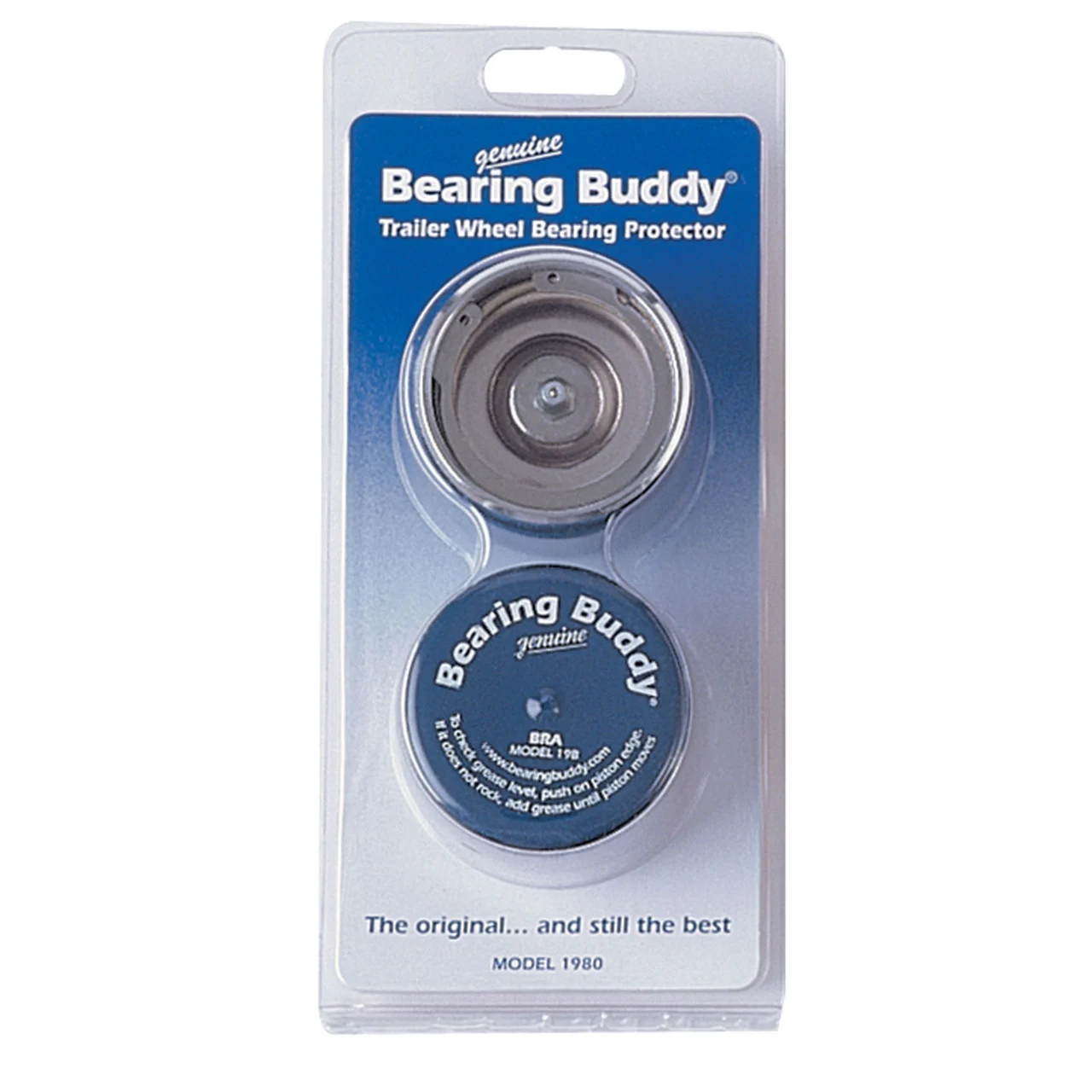 Bearing Buddy 42101 Wheel Bearing Protector - 1.980" D, Chrome W/ Bra - 42101