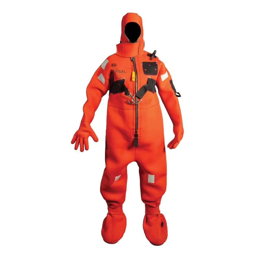 Mustang Survival Mustang Neoprene Cold Water Immersion Suit w/Harness - Red - Adult Universal – Marine Boat Replacement Part