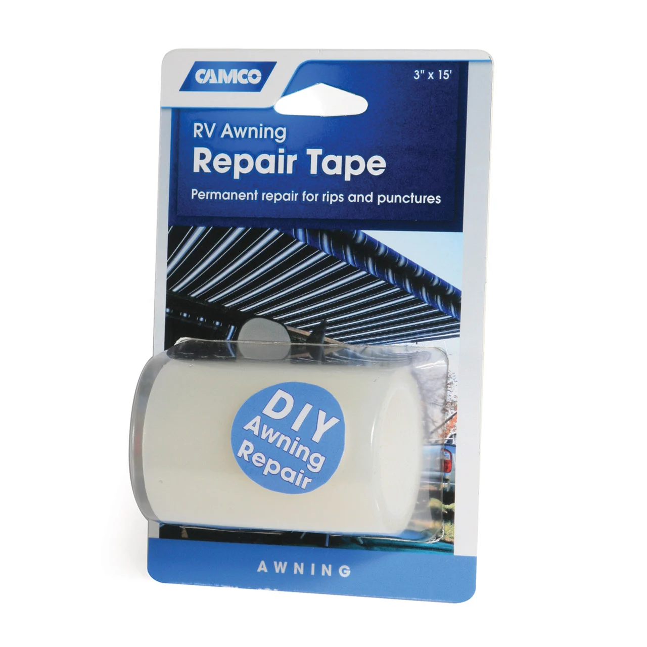 Camco 42613 Awning Repair Tape - 3" X 15' - 42613