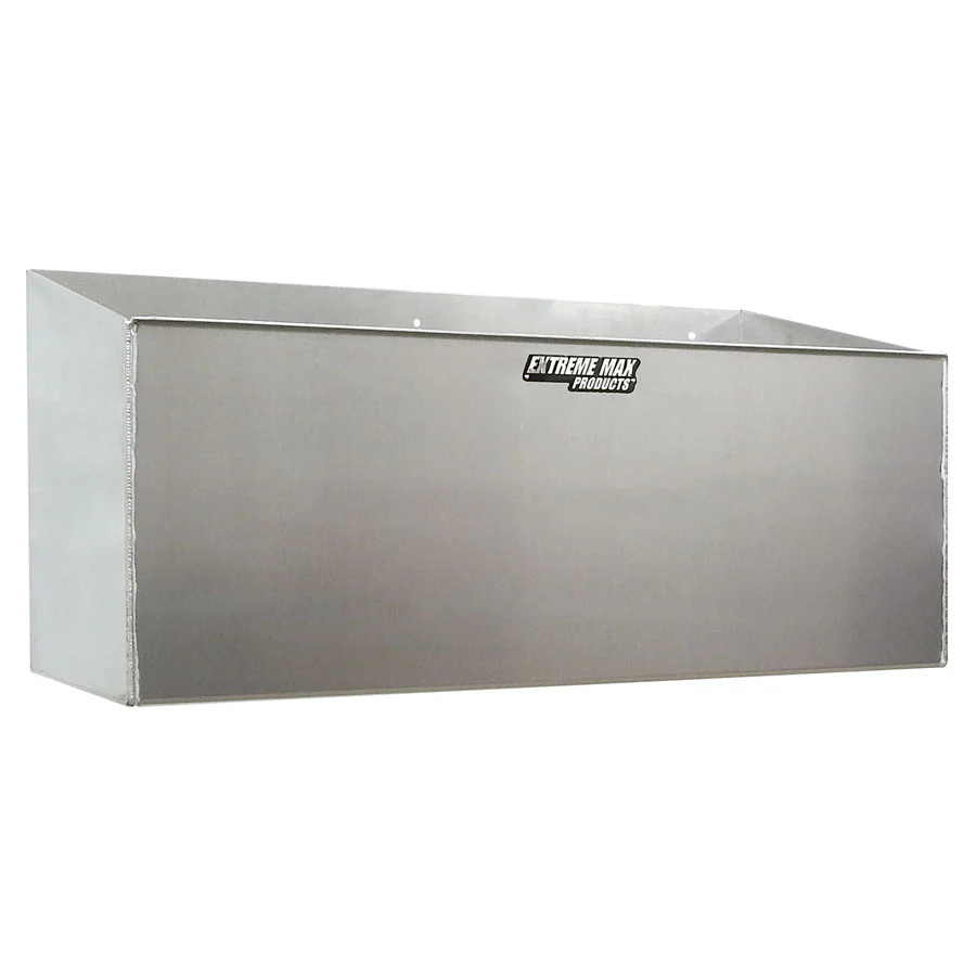 Extreme Max 5001.6044 Aluminum Fuel Jug Holder - Fits Two 5 Gallon Containers Storage Organizer for Enclosed Race Trailer Shop Garage Storage - 5001.6044