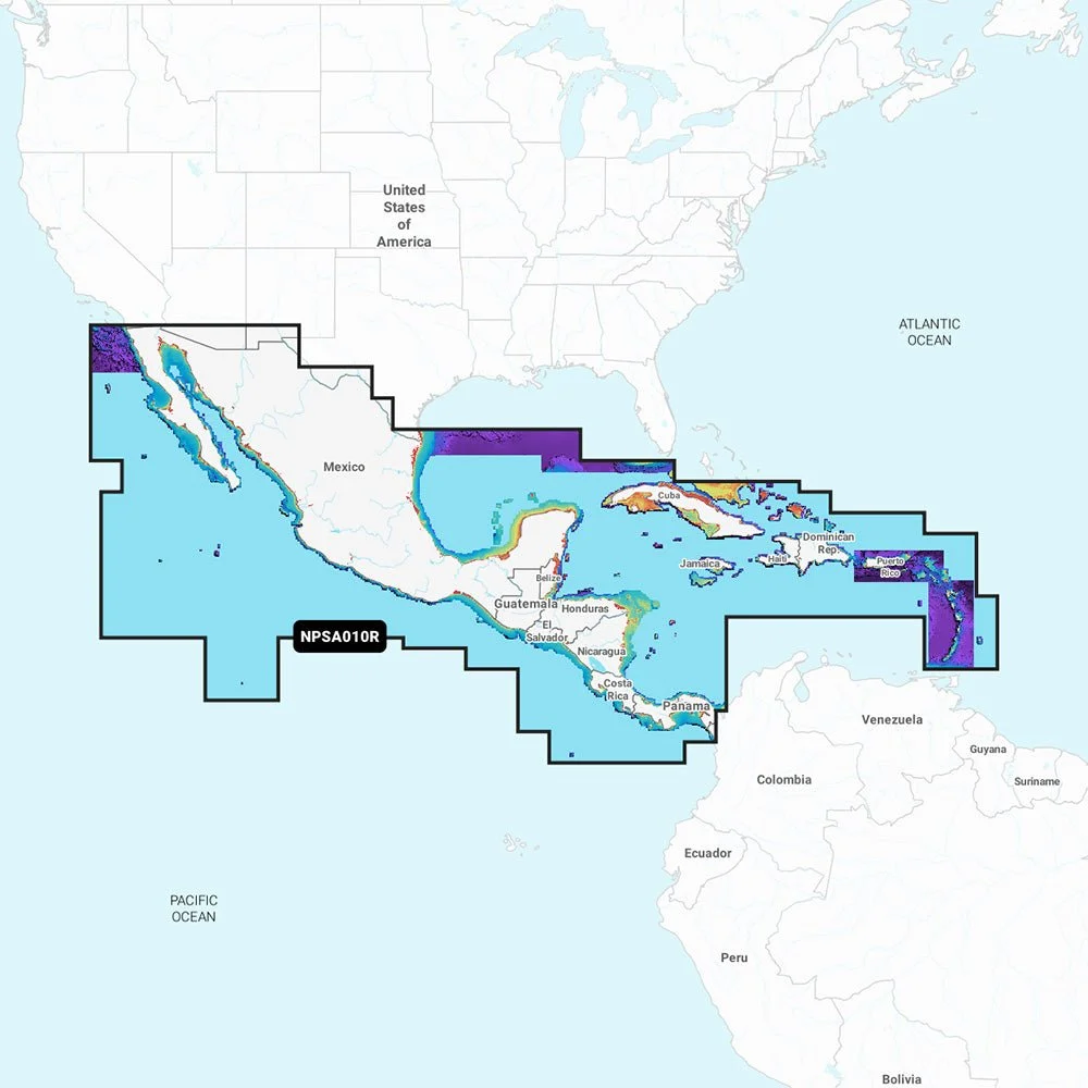 Navionics Platinum+ NPSA010R - Central America & Caribbean – Marine Electrical Replacement Part