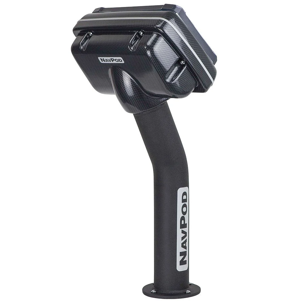 NavPod PED5100-01 PedestalPod Pre-Cut f/Humminbird HELIX 10 & HELIX 9 Series - Carbon Black – Marine Boat Replacement Part
